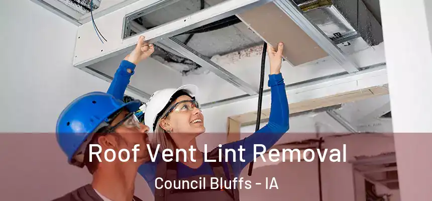  Roof Vent Lint Removal Council Bluffs - IA